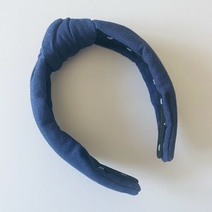 Lele Sadoughi Solid Navy Headband